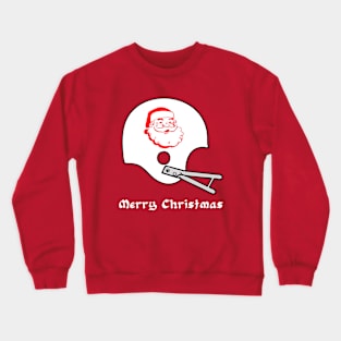 Santa Claus Retro Football helmet Crewneck Sweatshirt